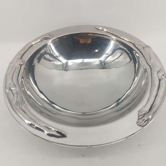 Carrol Boyes Silver Conversation Fruit Bowl - Picture 3 of 5
